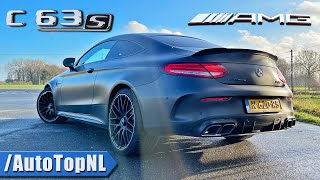 MercedesAMG C63 S Coupe  REVIEW on AUTOBAHN NO SPEED LIMIT by AutoTopNL [upl. by Parker175]