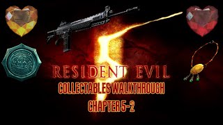 All Collectables Walkthrough Chapter 52 Resident Evil 5 [upl. by Treborsemaj900]