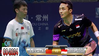 Jonatan Christie vs Lei Lai Xi  QF China Open 2024 [upl. by Woodley]