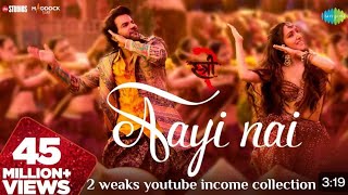 Aayi Nai Street 2  Shraddha Kapoor Rajkummar Rao  2 Weaks YouTube income collection [upl. by Neelyar]