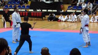 6th World Cup KWF Kumite Masamichi Otsuka Final [upl. by Housen912]