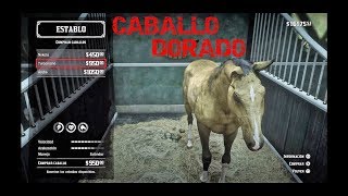 CABALLO DORADO TUNEADO  Red Dead Redemption 2 [upl. by Wilhelm]