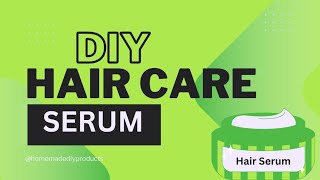 quotSimple DIY Hair Serum for Hydrated FrizzFree Hairquot [upl. by Nilyahs424]