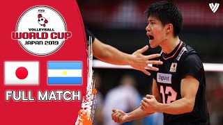 Japan 🆚 Argentina  Full Match  Men’s Volleyball World Cup 2019 [upl. by Akyeluz51]