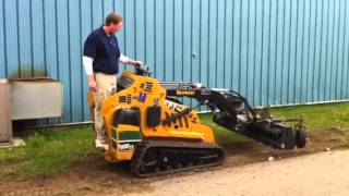 Vermeer ride on track skid steer [upl. by Kielty72]