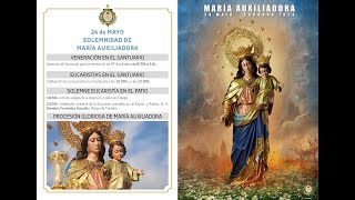 RETRANSMISIÓN EUCARISTIA MARIA AUXILIADORA 24 MAYO [upl. by Adnawyek]