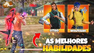 MELHOR COMBINAÃ‡ÃƒO DE HABILIDADES PARA RUSHAR NO FREE FIRE EM 2024 FREE FIRE MOBILE [upl. by Hadria]