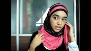 Hijab tutorial 9 Layer it up a hijab style using 2 scarves [upl. by Adnolahs]