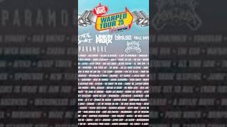 Warped Tour 2025 leaked lineup [upl. by Anse]