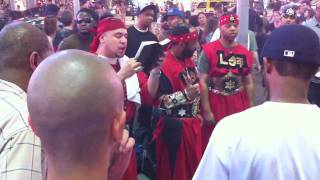 The Black Hebrew Israelites preaching in Times Square [upl. by Arimas]