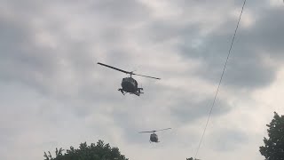 2021 Parade Huey Flyover [upl. by Alurta]