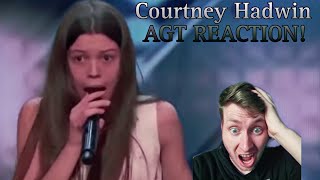 WOWOWOWOW  Courtney Hadwin – Americas Got Talent 1st Audition REACTION  2018 Viral Girl [upl. by Aedni]