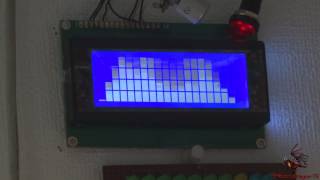 LCD Audio Spectrum Analyzer AWOLNATION  Sail Drift Static Remix WinampLCDSmartie [upl. by Howlyn252]