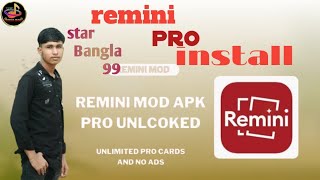 rimini app download korbo kivabe how to install remini premium mod APK 2024 [upl. by Aihsekan576]