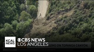 Traffic problems persist in Topanga Canyon [upl. by Ahsital]