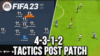 FIFA 23 BEST META 4312 CUSTOM TACTICS  Best Custom Tactics Post Patch [upl. by Weiner]