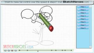 How to draw Dee Dee Dexters Laboratory  drawing tutorial video [upl. by Nnylrebma]