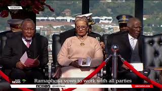 Presidential Inauguration  Ramaphosa vows to work with all parties [upl. by Devina]