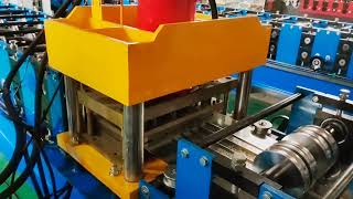 Scaffolding Deck Roll Forming Line Machine Scaffold Foot Panel Roll Forming Machine Scaffold Sheet [upl. by Kuska397]