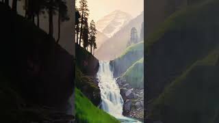 Beautiful waterfall music video 🤩Yt short music song [upl. by Nereil]