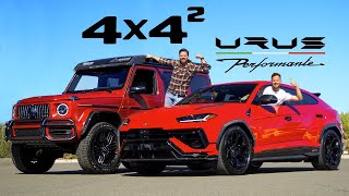 2023 Lamborghini Urus Performante vs MercedesAMG G63 4x4 Squared  350000 Boss Battle [upl. by Assiluy699]