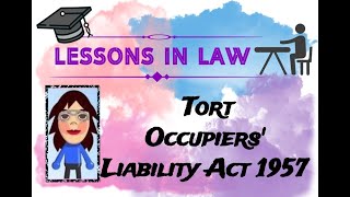 Occupiers Liability Lawful Visitors [upl. by Aivuy889]