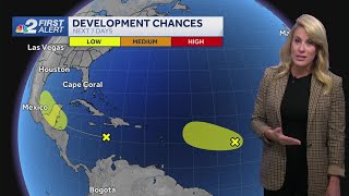 Tracking three tropical disturbances in the Atlantic [upl. by Aihcsrop]