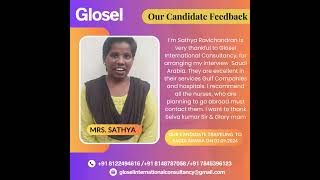 Our Candidate MsSathya ravichandran Staff Nurse traveling to Saudi Arabia on 01092024 jobvacancy [upl. by Stesha704]