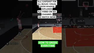 2K25 Best Jumpshot for every build GREEN EVERYTIME [upl. by Jeavons]