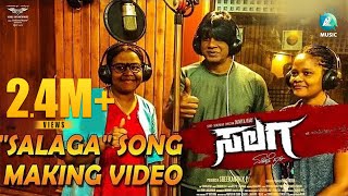 quotSalagaquot Song Making Video  Salaga Kannada Movie  Duniya vijay  Dhananjaya  Sanjana Anand [upl. by Aitret]