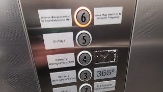 Ansagen  6th Floors 2016 KONE EcoDisc Aufzug im Ärztehaus von der Paracelsus Klinik in Marl [upl. by Courtnay]