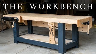 The PERFECT Woodworking Workbench  How To Build The Ultimate Hybrid Workholding Bench [upl. by Anirtal]