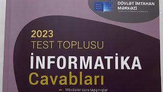 İnformatika Test Toplusu Cavabları 2023 [upl. by Auoy]