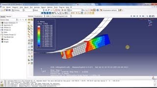 Abaqus Tutorial 6  Rolling a steel bar [upl. by Eudoxia]