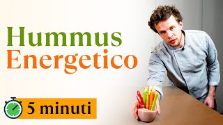 Hummus Energetico  Ricetta facile e perfetta per un aperitivo veloce [upl. by Marika]