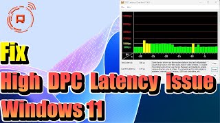 How to Fix High DPC Latency issue in Windows 11 [upl. by Newg]