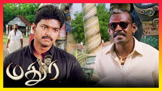 Madhurey Tamil Movie  Vijay challenges Pasupathy  Vijay  Sonia Aggarwal  Vadivelu [upl. by Katzir]