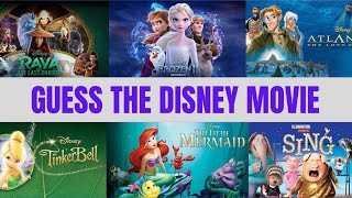 Guess The Disney Movie  Disney Movie Challenge 🎬 [upl. by Tod725]