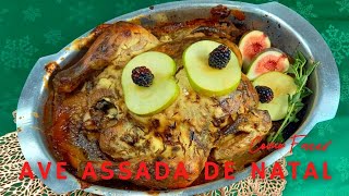 AVE ASSADA DE NATAL COM MOLHO FRESH avedenatal receitadenatal aveassada receitagourmet [upl. by Haimarej]