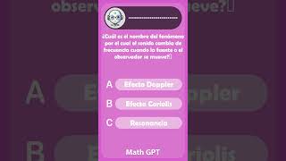 ¿Cuál es el nombre del fenómeno por el cual el sonido cambia de frecuencia cuando la fuente o el [upl. by Crary]