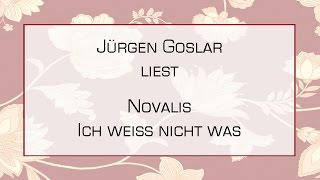 Novalis „Ich weiß nicht wasquot [upl. by Leopoldeen]