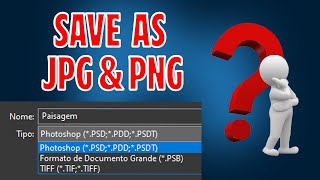 How to fix PHOTOSHOP Cant Save As JPEG JPG PNG [upl. by Yerga]