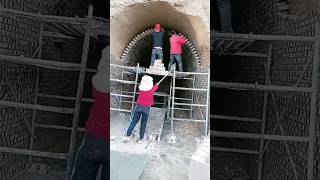 Earthen arch cave dwellings construction process [upl. by Notsew]