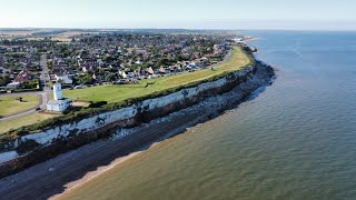 SUNNY HUNNY OLD HUNSTANTON NORTH NORFOLK COAST RNLI LIFEBOAT LAUNCH DJI MINI 2 SE [upl. by Adraynek658]