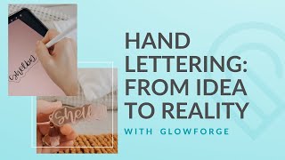 Hand Lettering Acrylic Keychains with Glowforge [upl. by Arocat]