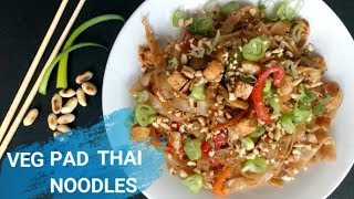 Veg Pad Thai Noodles Recipe  Vegetable Pad Thai Recipe  Popular Thai Street Food  Thai Cuisine [upl. by Eeuqram]