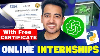 IBM Online Internships June 2024 ➤ Summer Internship for College Students Get Free Certificate [upl. by Oilisab488]