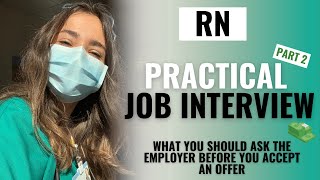 Registered Nurse Job Interview Questions and Answers Part 2  Julie Battaglia Quintas [upl. by Yrohcaz]