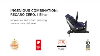 RECARO Zero1 Elite iSize The 2in1 child seat [upl. by Natfa343]