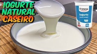 IOGURTE CASEIRO NATURAL  COM APENAS 2 INGREDIENTES [upl. by Ahseikan]